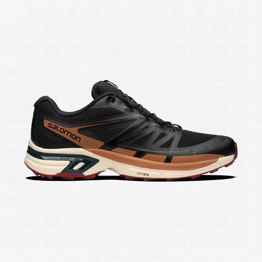 Adidasi Alergare Trail Salomon Xt-wings 2 Barbati Negrii (BYL7743CQ)